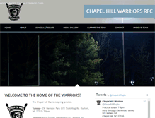 Tablet Screenshot of chapelhillwarriors.org
